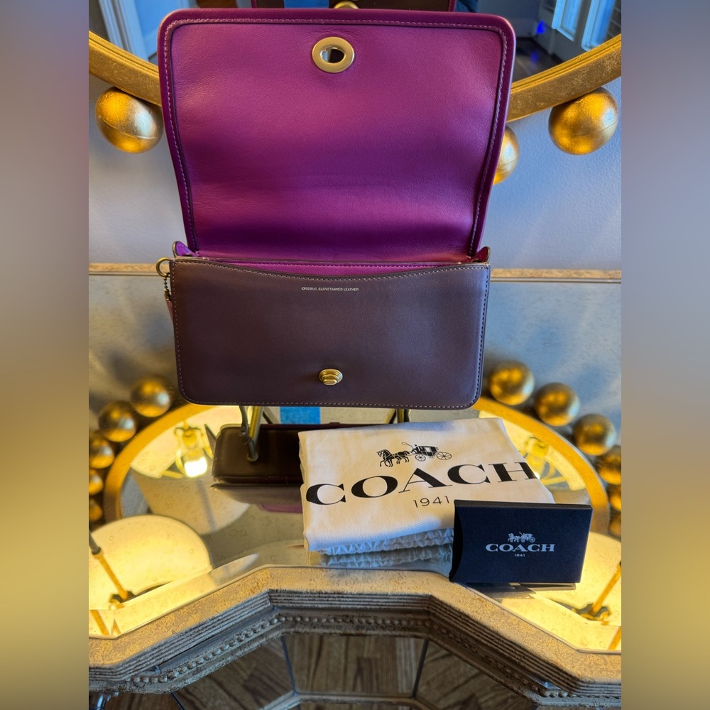 AUTHENTIC Coach Dinky Colorblock - Limited Edition GloveTanned Leather Bag - Picture 4 of 15